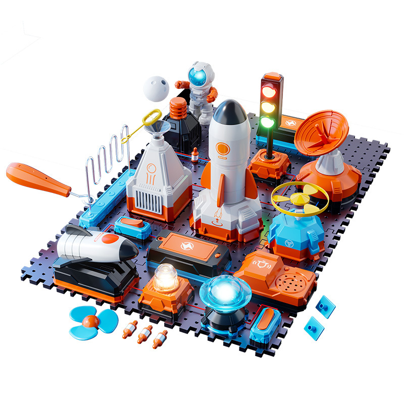 Electronic Building Blocks Stem Kit - STEM Educational Experiment Kit for Kids