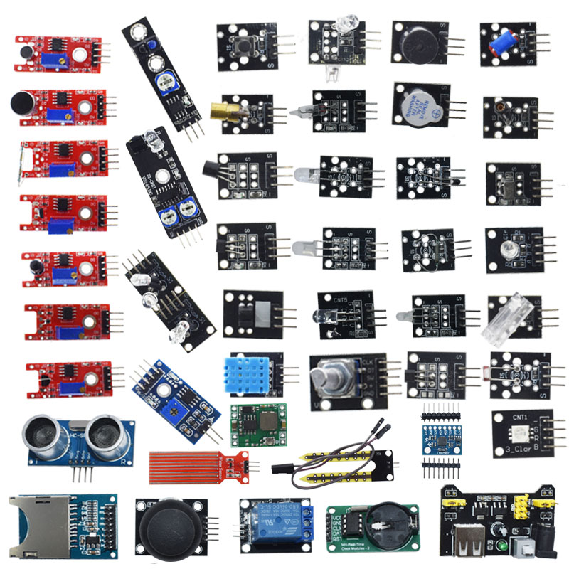 Arduino Sensor Kit 37 Modules Starter - 45 in 1 Sensors Modules Starter