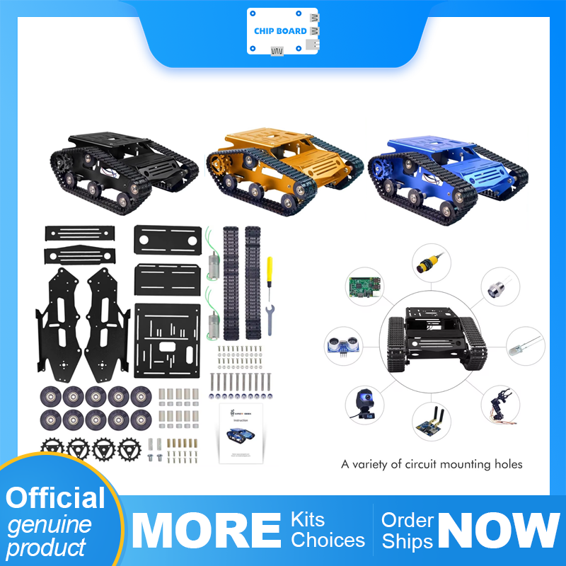 Raspberry Pi Robot Platform Tank Chassis - Smart robot car tank chassis kit