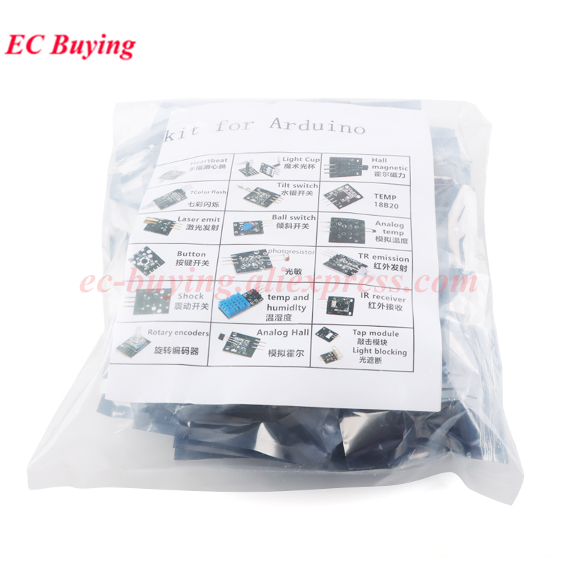 37 in 1 Sensors Modules 37 Kit - Arduino Sensor Kit 37 Modules Starter ulasan dan harga