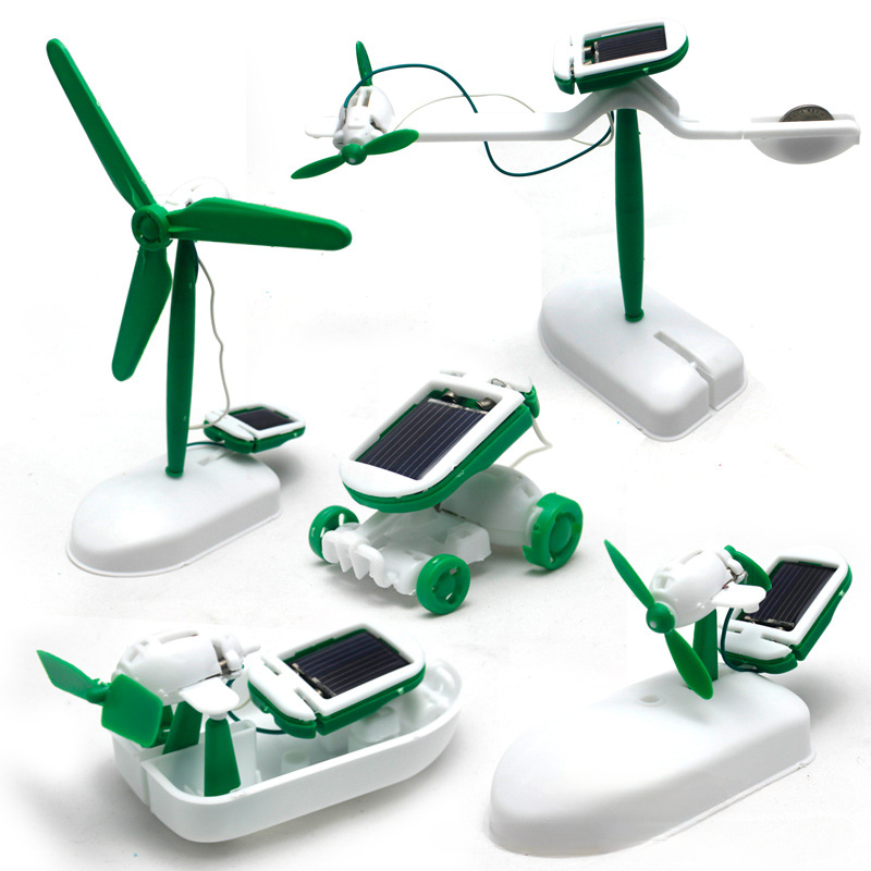 6-In-1 Solar-Power Robot Kit A - Solar Powered Robot Kit 14 In 1 ulasan dan harga