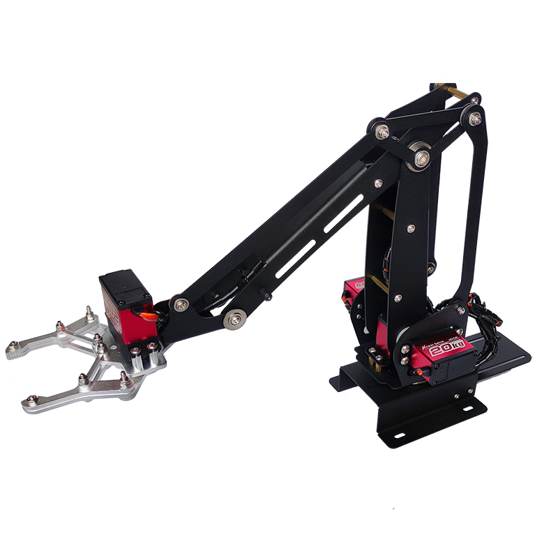 4 Dof Robot Arm with Servo Met - Programmable Robotic Arm Kit Arduino ulasan dan harga