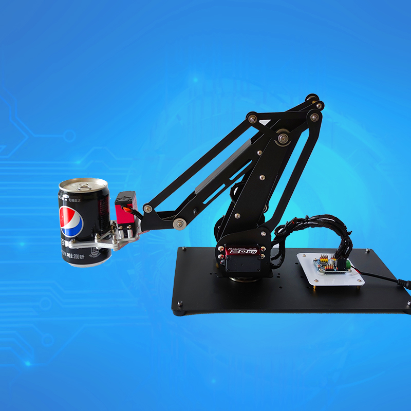 4 Dof Robot Arm with Servo Met - Programmable Robotic Arm Kit Arduino ulasan dan harga