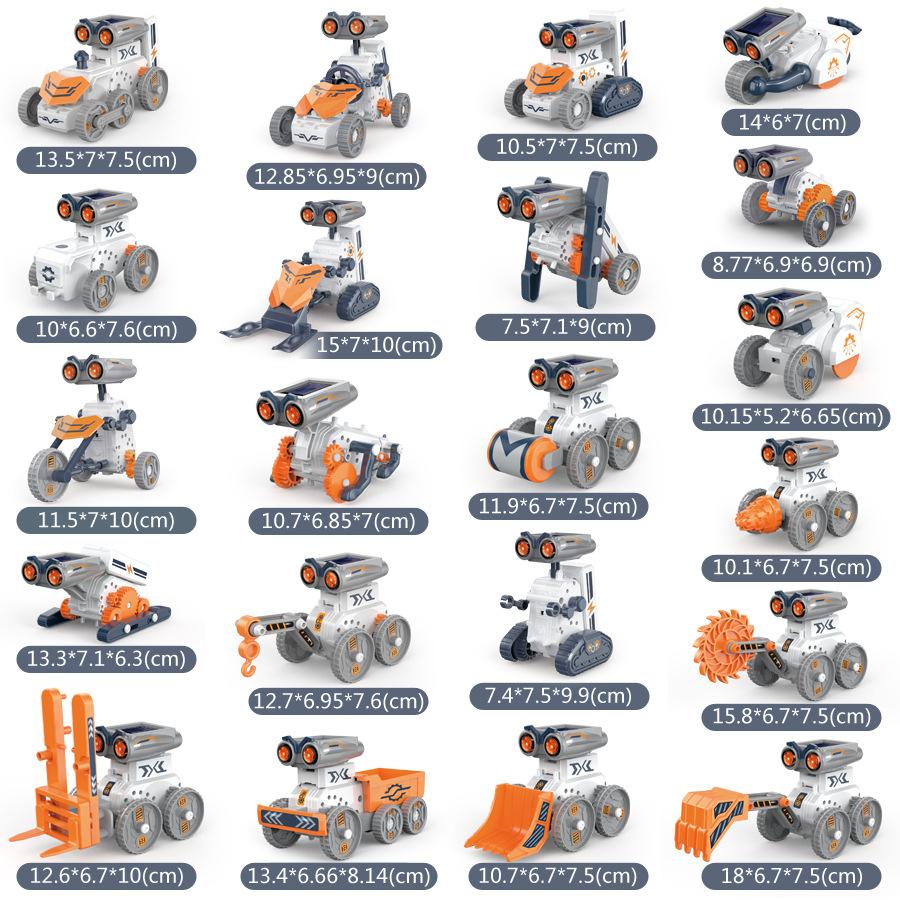 21 in 1 DIY Solar Robot Buildi - Solar Powered Robot Kit 14 In 1 ulasan dan harga