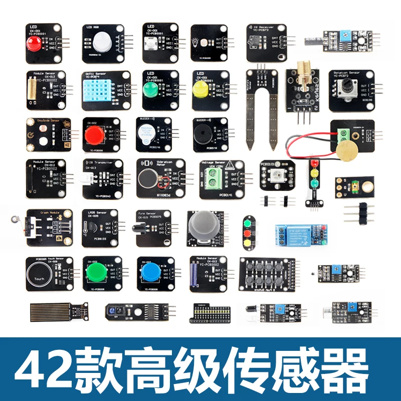 42 Sensor Modules Ultimate Sen - Arduino Sensor Kit 37 Modules Starter ulasan dan harga