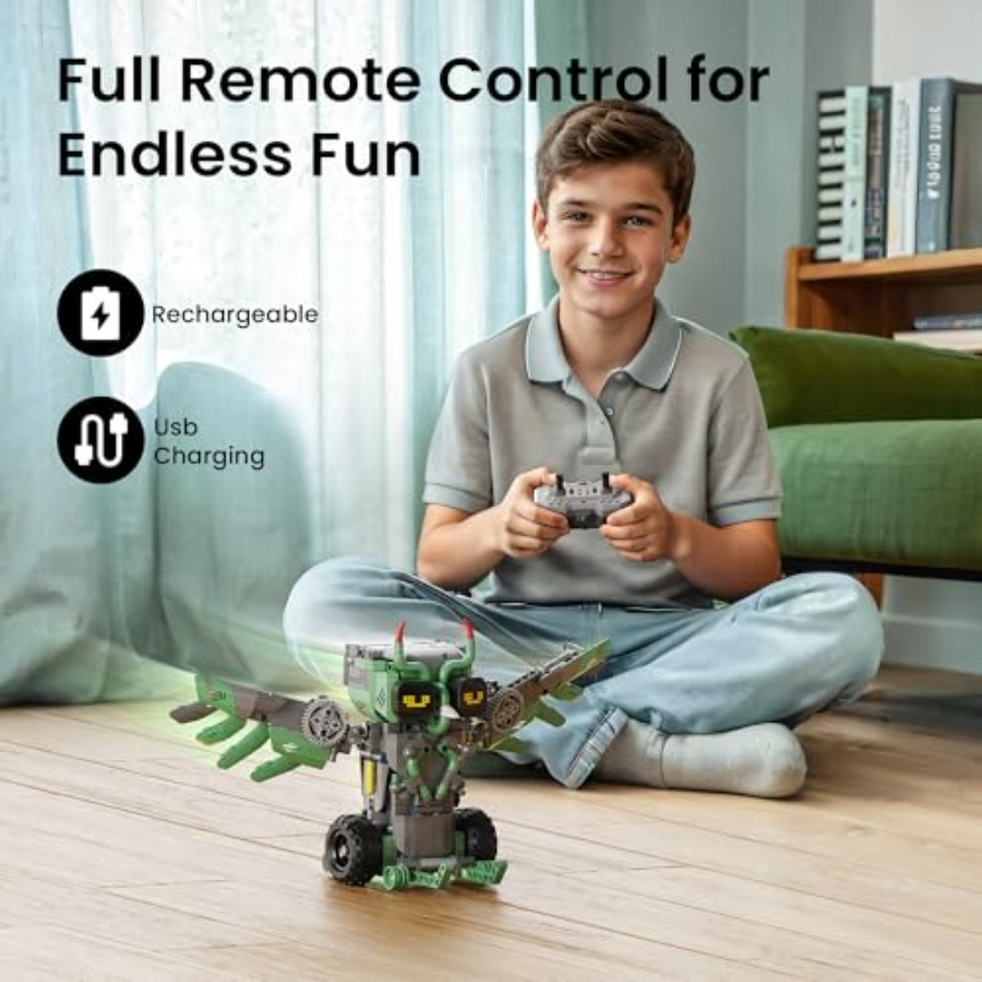 Robot Car Building Kit with Re - Stem Robot Building Kit Coding ulasan dan harga
