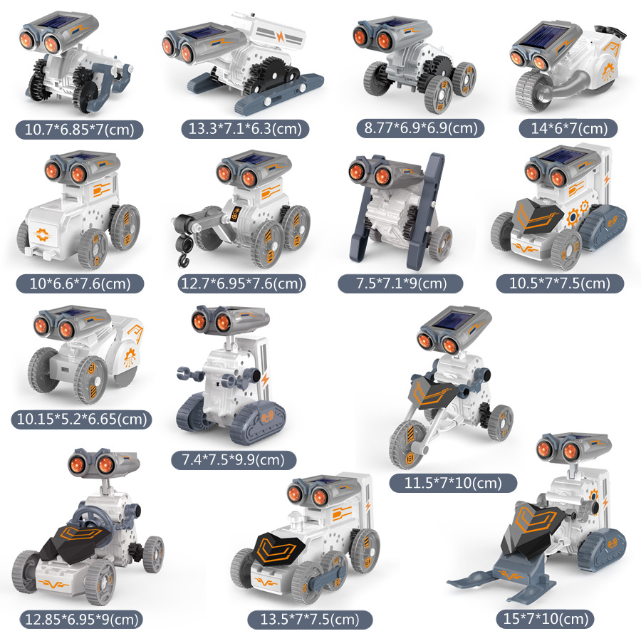 14 In 1 Solar Powered DIY Prog - Solar Powered Robot Kit 14 In 1 ulasan dan harga