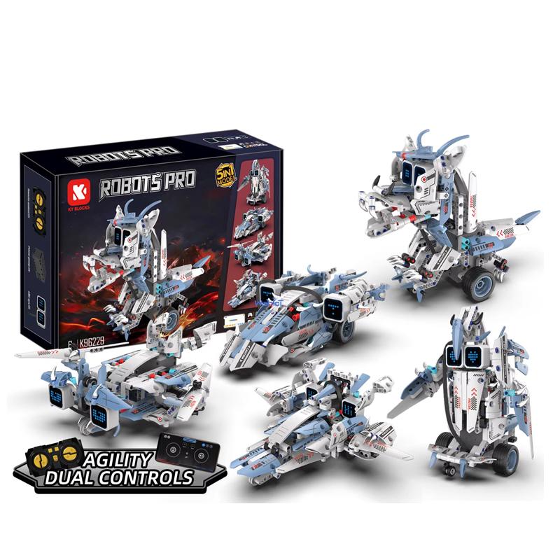 96229 342PCS Fire Breathing Dr - Stem Robot Building Kit Coding ulasan dan harga