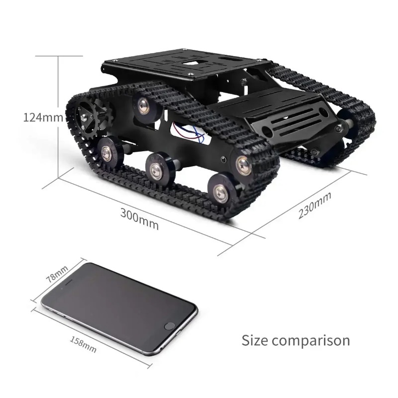 Smart Robot Car Tank Chassis K - Raspberry Pi Robot Platform Tank Chassis ulasan dan harga