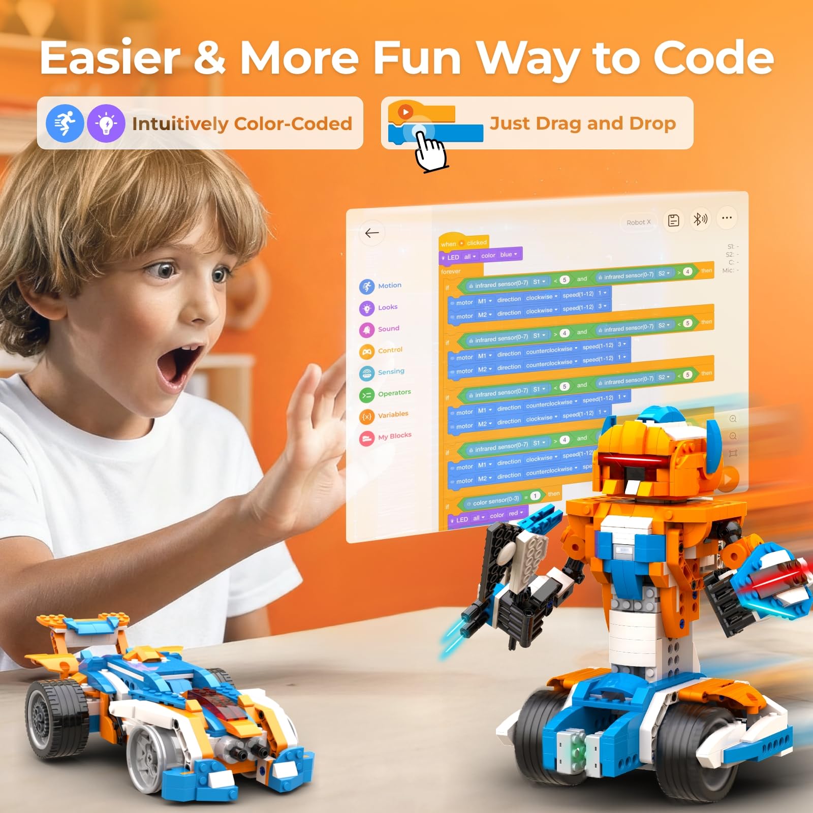 Apitor Robot X Building Kit 12 - Stem Robot Building Kit Coding ulasan dan harga