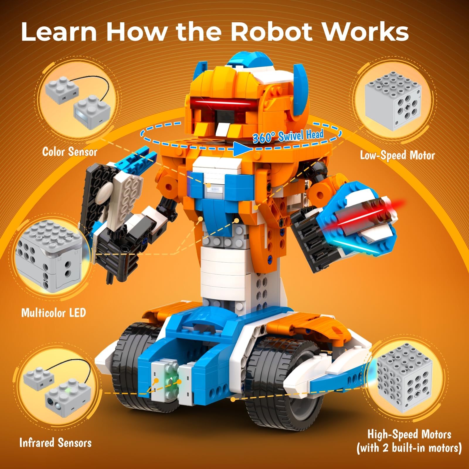 Apitor Robot X Building Kit 12 - Stem Robot Building Kit Coding ulasan dan harga