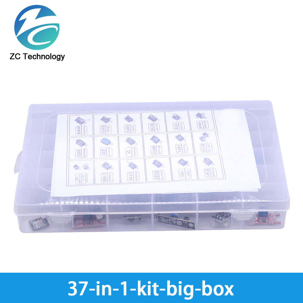 For arduino 45 in 1 Sensors Mo - Arduino Sensor Kit 37 Modules Starter ulasan dan harga