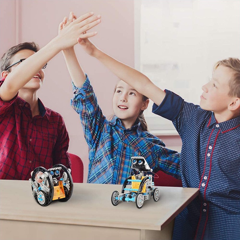 13-in-1 Solar Powered Robot Ki - Solar Powered Robot Kit 14 In 1 ulasan dan harga