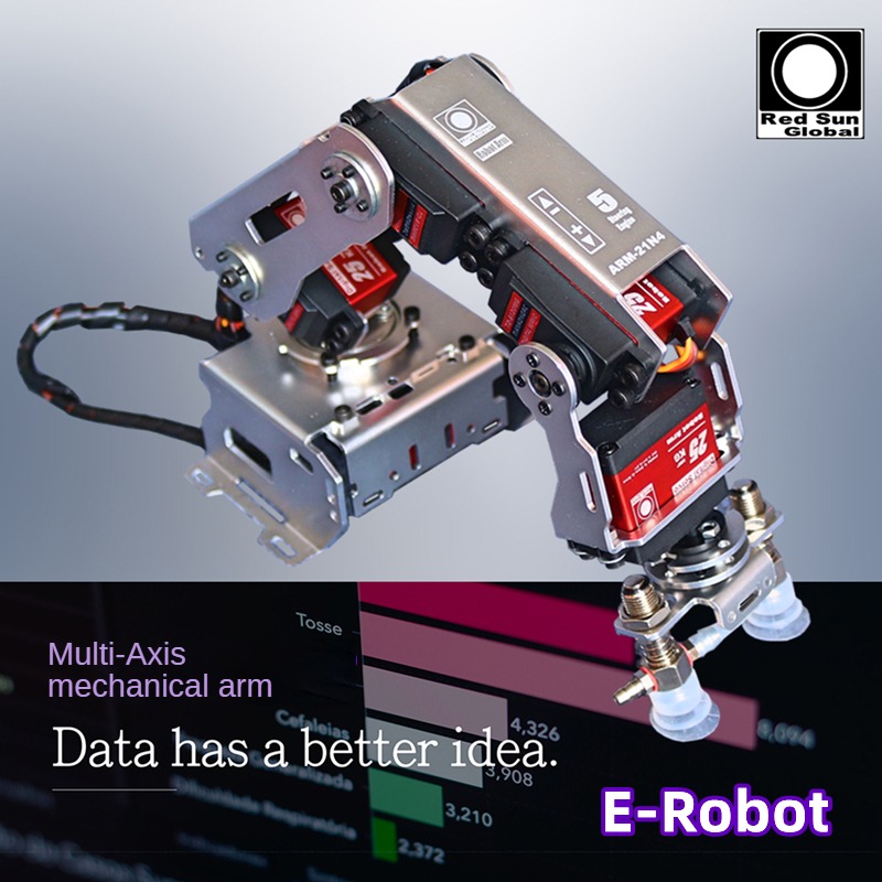 5 DOF Robot Arm Industrial Rob - Programmable Robotic Arm Kit Arduino ulasan dan harga