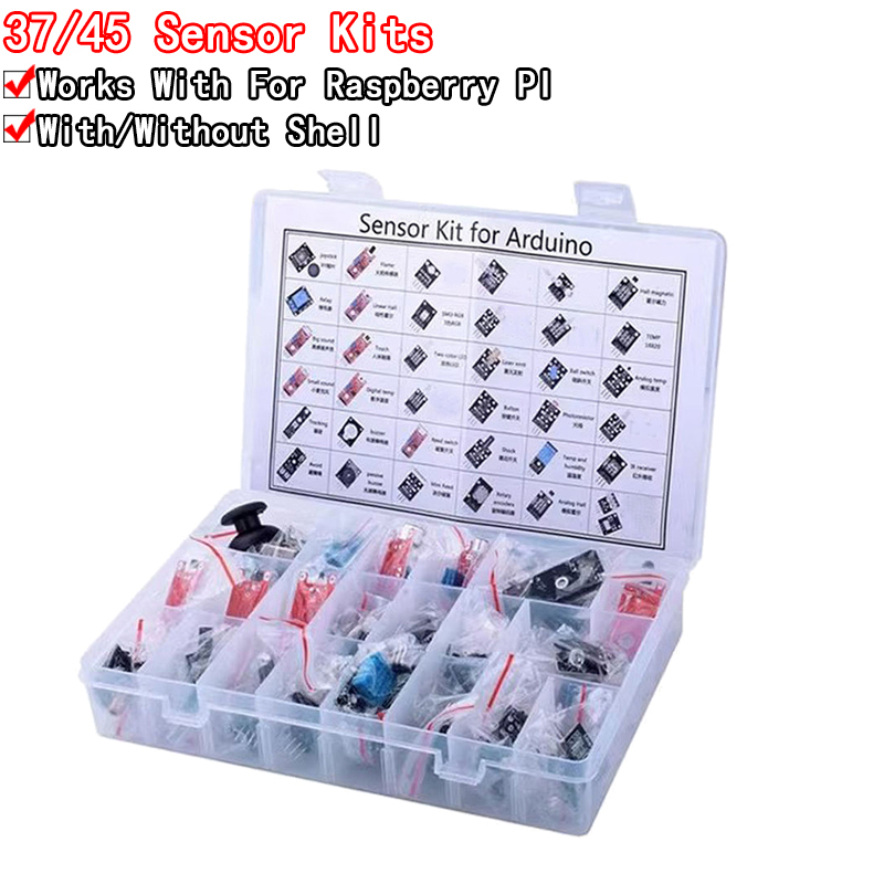 For arduino 45 in 1 Sensors Mo - Arduino Sensor Kit 37 Modules Starter ulasan dan harga