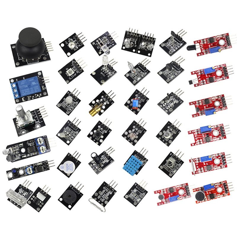 ABKN-For Arduino MCU Compatibl - Arduino Sensor Kit 37 Modules Starter ulasan dan harga