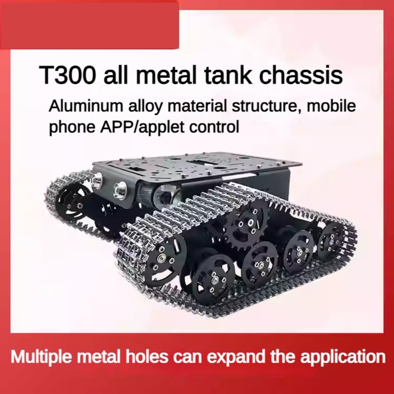 Metal 2WD Tank Chassis with Pl - Programmable Robotic Arm Kit Arduino ulasan dan harga