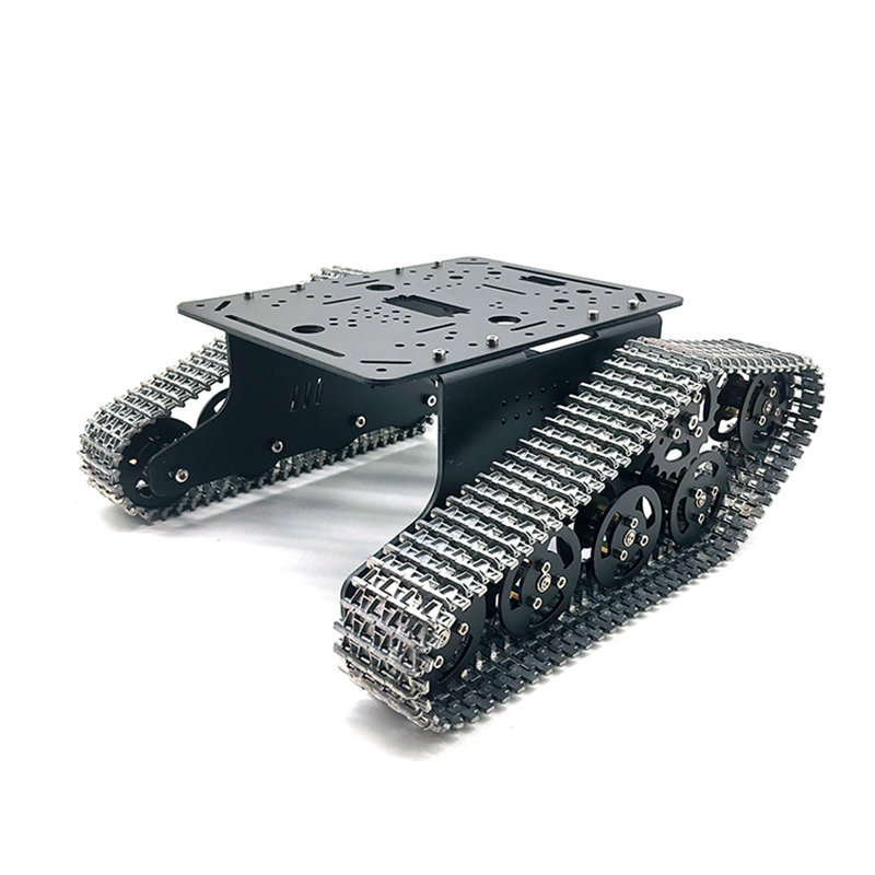 Metal 2WD Tank Chassis with Pl - Programmable Robotic Arm Kit Arduino ulasan dan harga
