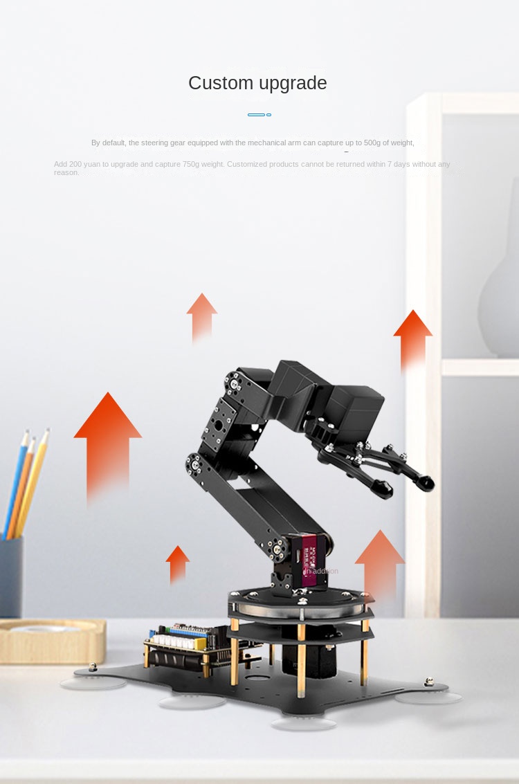 6 DOF Robotic Arm with Metal C - Programmable Robotic Arm Kit Arduino ulasan dan harga