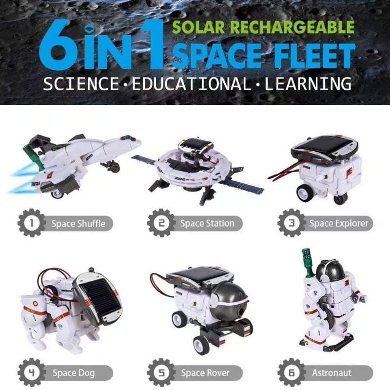 6-in-1 Solar Powered STEM Robo - Solar Powered Robot Kit 14 In 1 ulasan dan harga