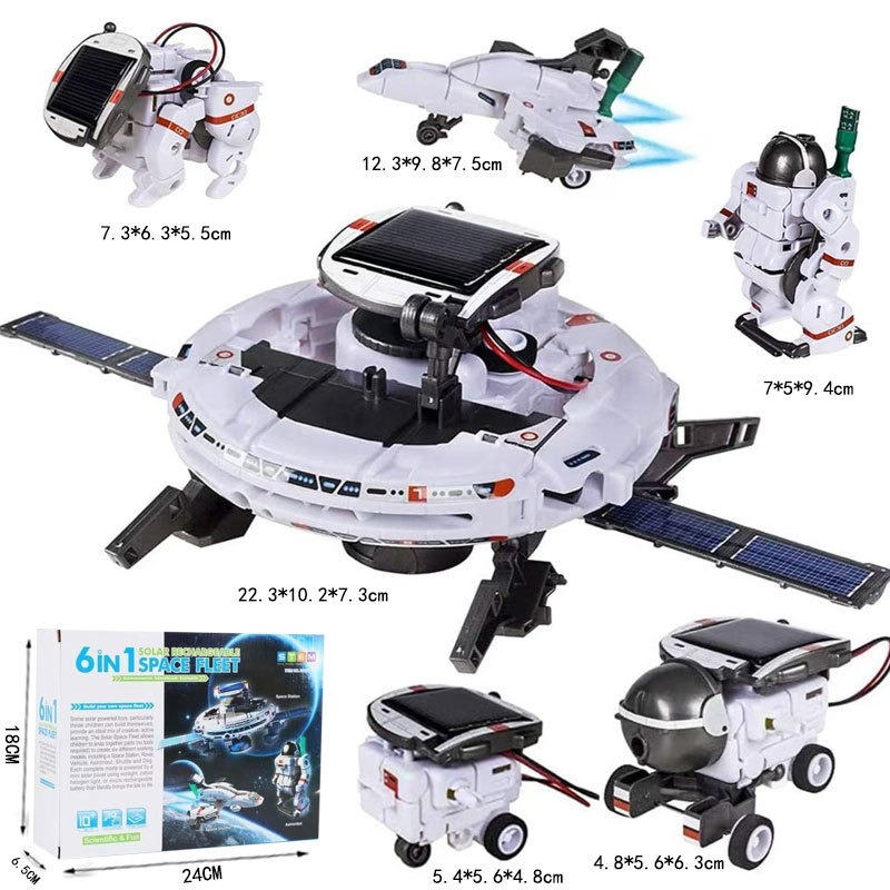 6-in-1 Solar Powered STEM Robo - Solar Powered Robot Kit 14 In 1 ulasan dan harga