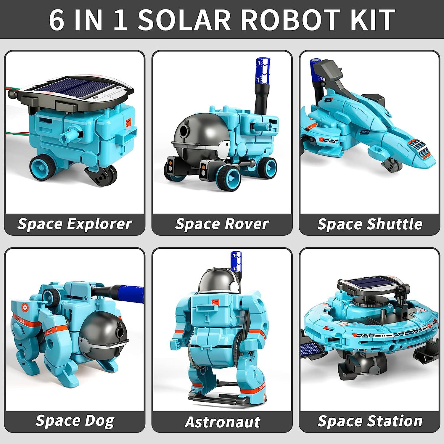 Assembling Robot Kit 6 in 1 Ed - Solar Powered Robot Kit 14 In 1 ulasan dan harga
