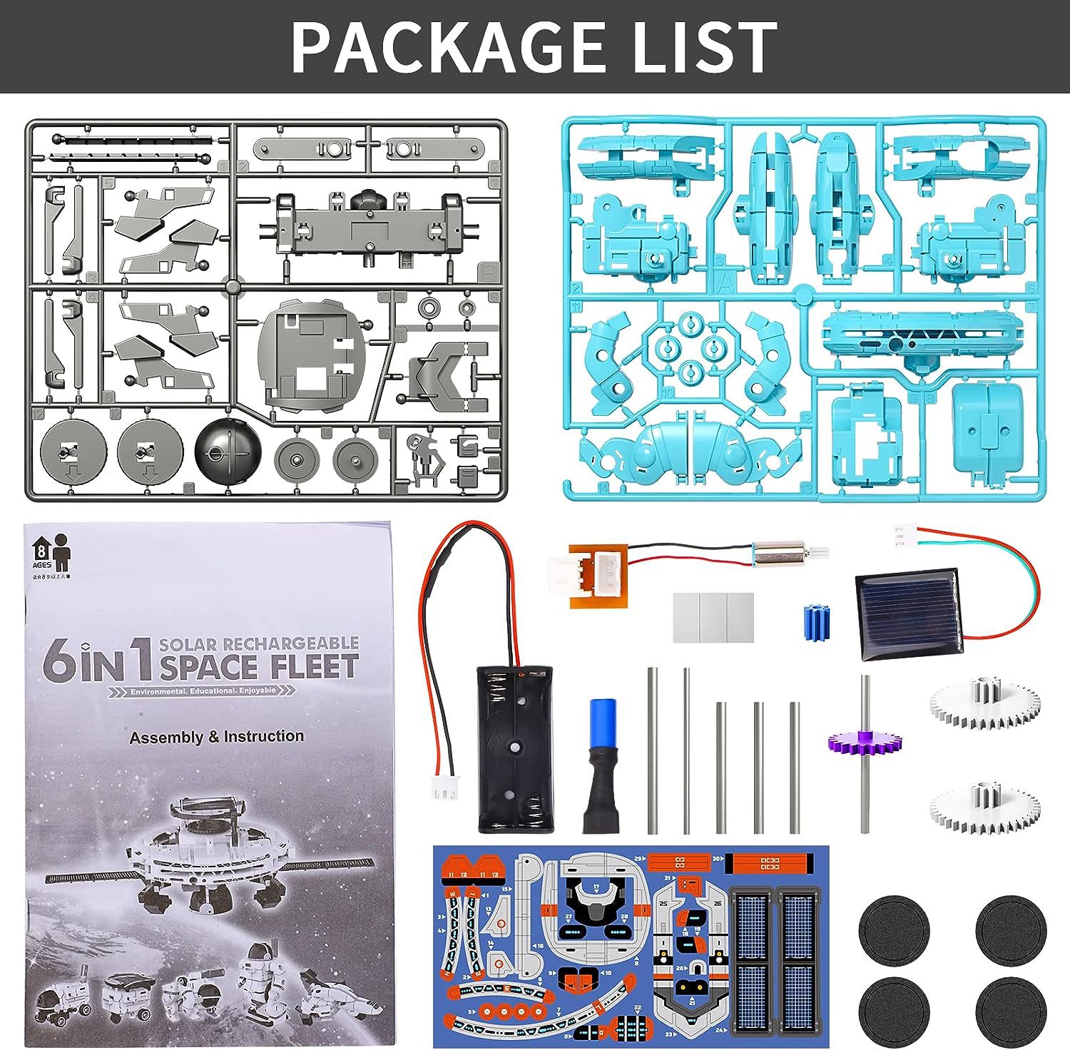 Assembling Robot Kit 6 in 1 Ed - Solar Powered Robot Kit 14 In 1 ulasan dan harga
