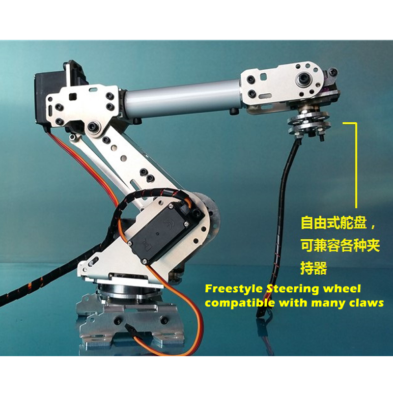 6 Dof Robotic Arm Project Mode - Programmable Robotic Arm Kit Arduino ulasan dan harga