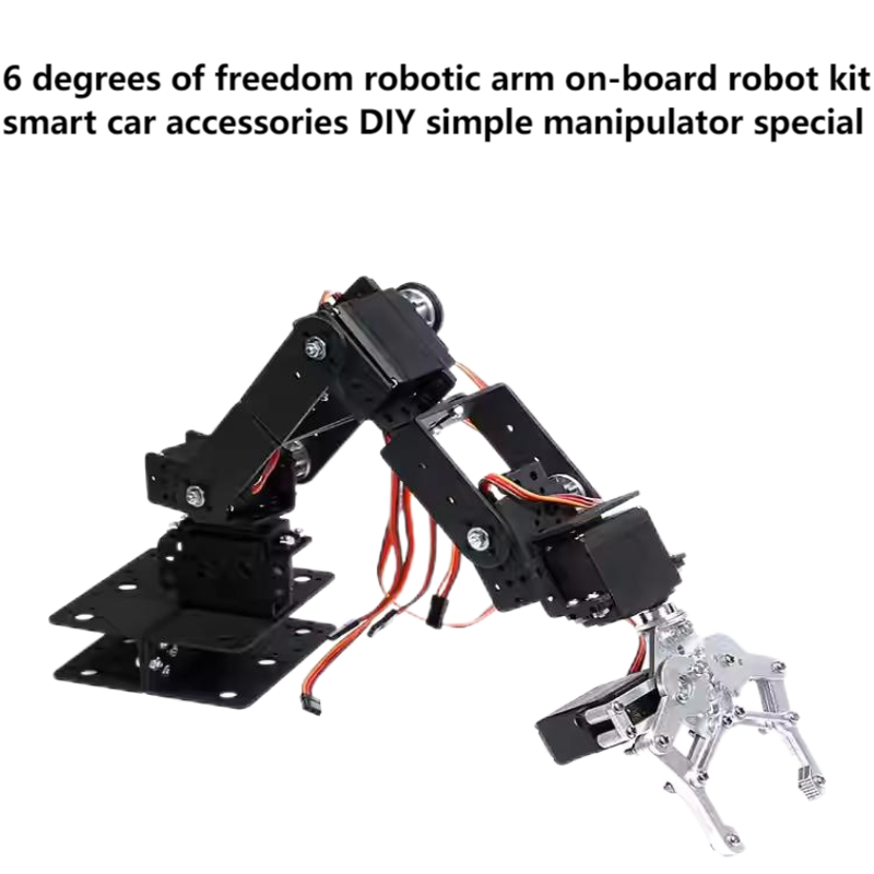 MG996 6 DOF Robot Metal Alloy  - Programmable Robotic Arm Kit Arduino ulasan dan harga