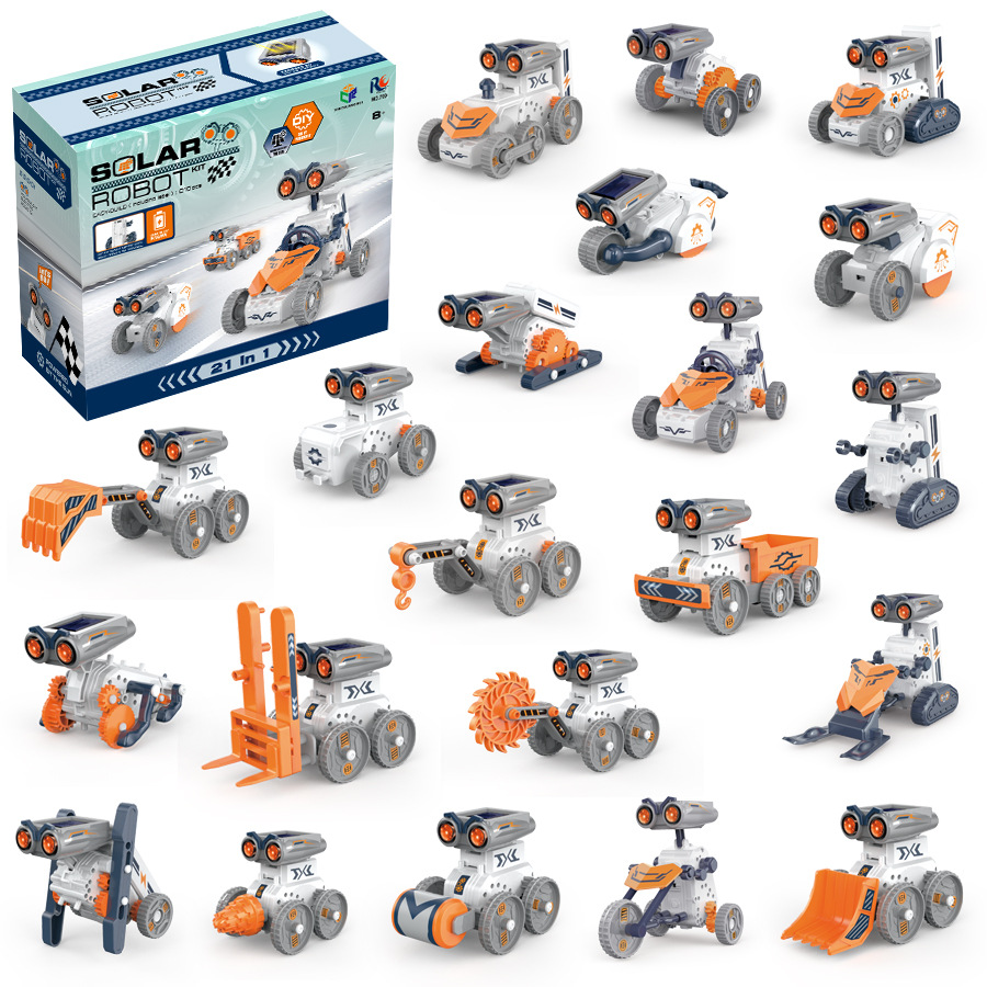21/14/7 in 1 Science Experimen - Solar Powered Robot Kit 14 In 1 ulasan dan harga