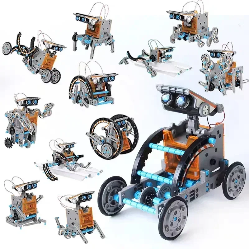 13 In 1 Solar Robot Kit STEM E - Solar Powered Robot Kit 14 In 1 ulasan dan harga
