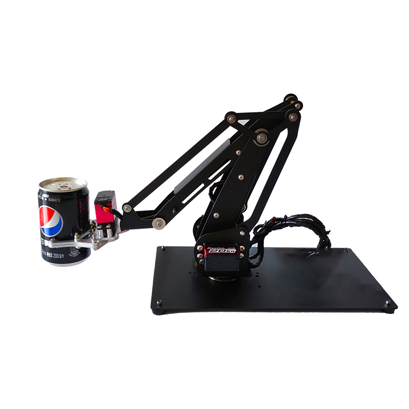 4 DOF Robot Arm with Metal Rot - Programmable Robotic Arm Kit Arduino ulasan dan harga