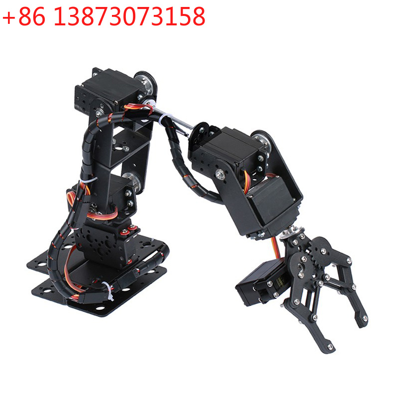 STEAM DIY 6 DOF Robot Metal Al - Programmable Robotic Arm Kit Arduino ulasan dan harga