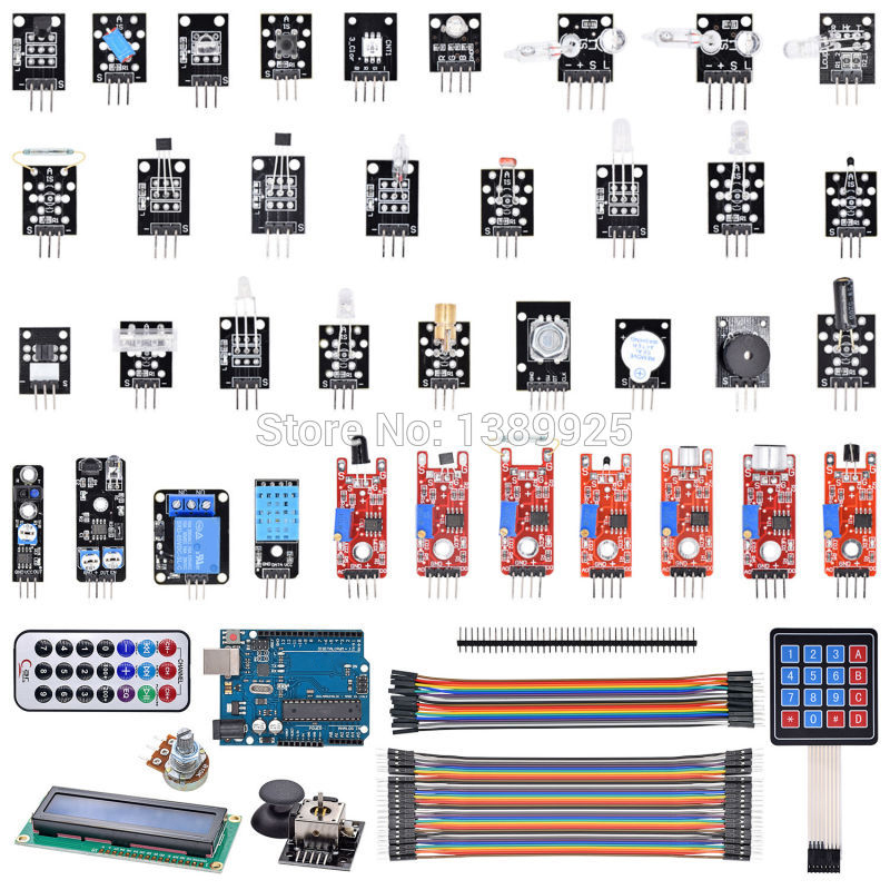 New Item New R3 Board + 37 mod - Arduino Sensor Kit 37 Modules Starter ulasan dan harga