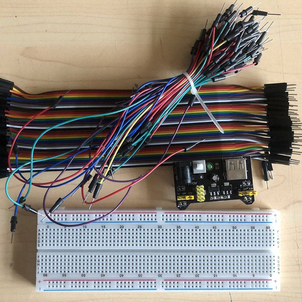 830 Hole Breadboard Kit with P - Breadboard Jumper Wires Power Supply Kit ulasan dan harga