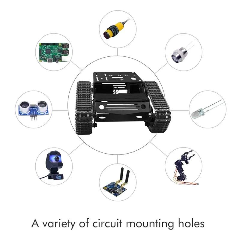 Smart Robot Car Tank Chassis A - Raspberry Pi Robot Platform Tank Chassis ulasan dan harga