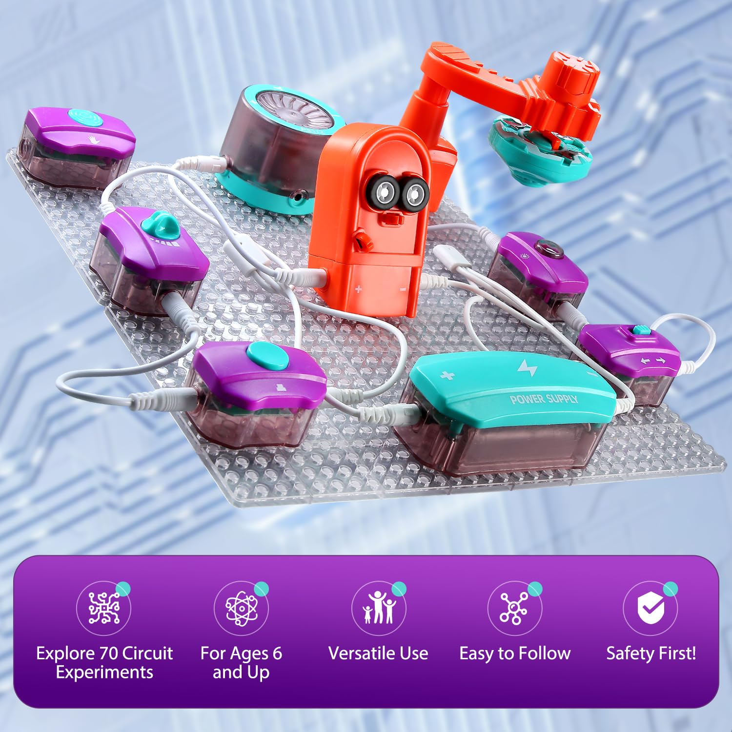 STEM Science Experiment Kit fo - Electronic Building Blocks Stem Kit ulasan dan harga