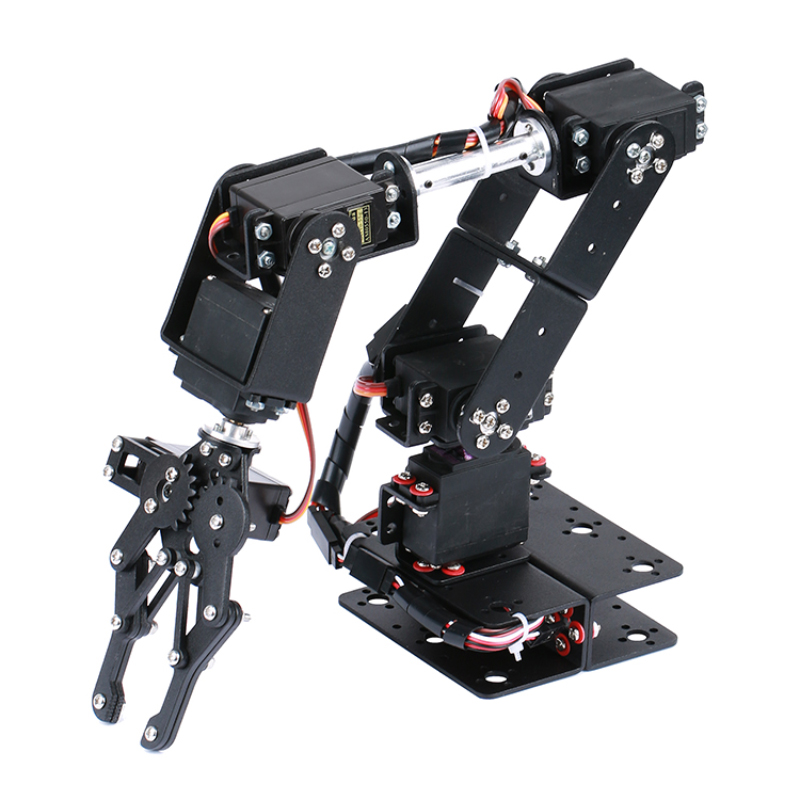 STEAM DIY 6 DOF Robot Metal Al - Programmable Robotic Arm Kit Arduino ulasan dan harga