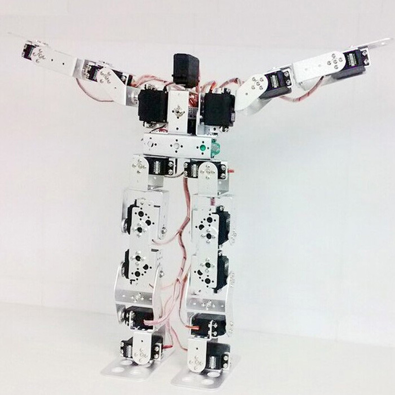 17 DOF Humanoid Robot/ Walking - Humanoid Robot Kit Bipedal Walking ulasan dan harga