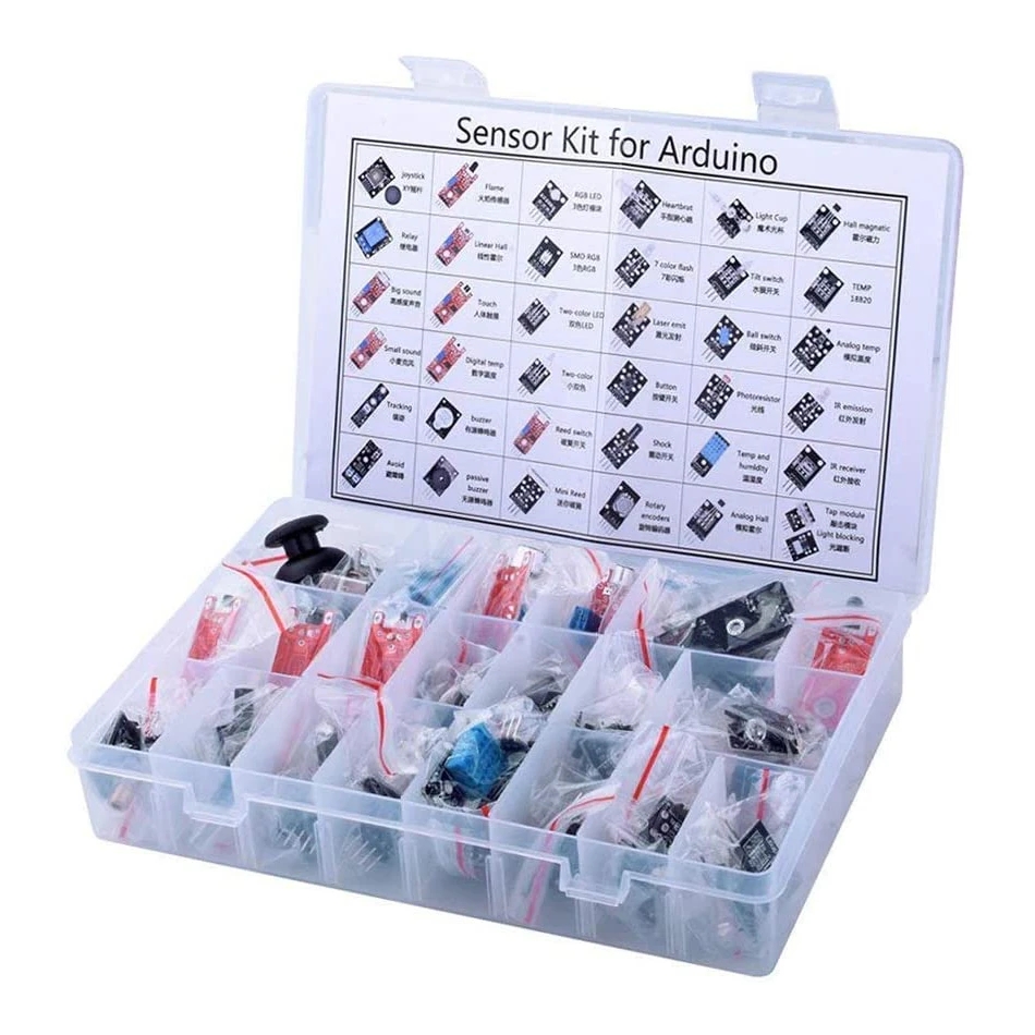 45 in 1 Sensors Modules Starte - Arduino Sensor Kit 37 Modules Starter ulasan dan harga