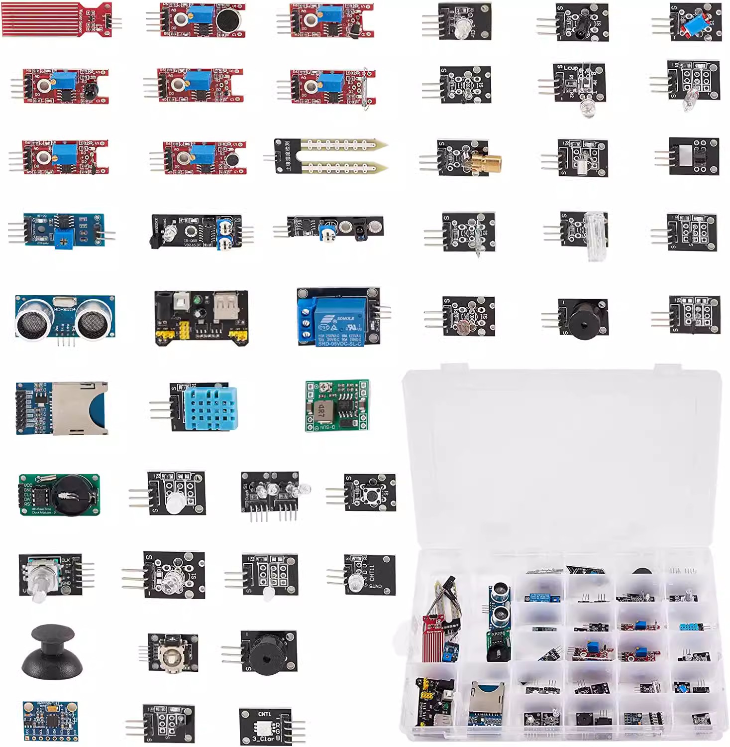 45 in 1 Sensors Modules Starte - Arduino Sensor Kit 37 Modules Starter ulasan dan harga