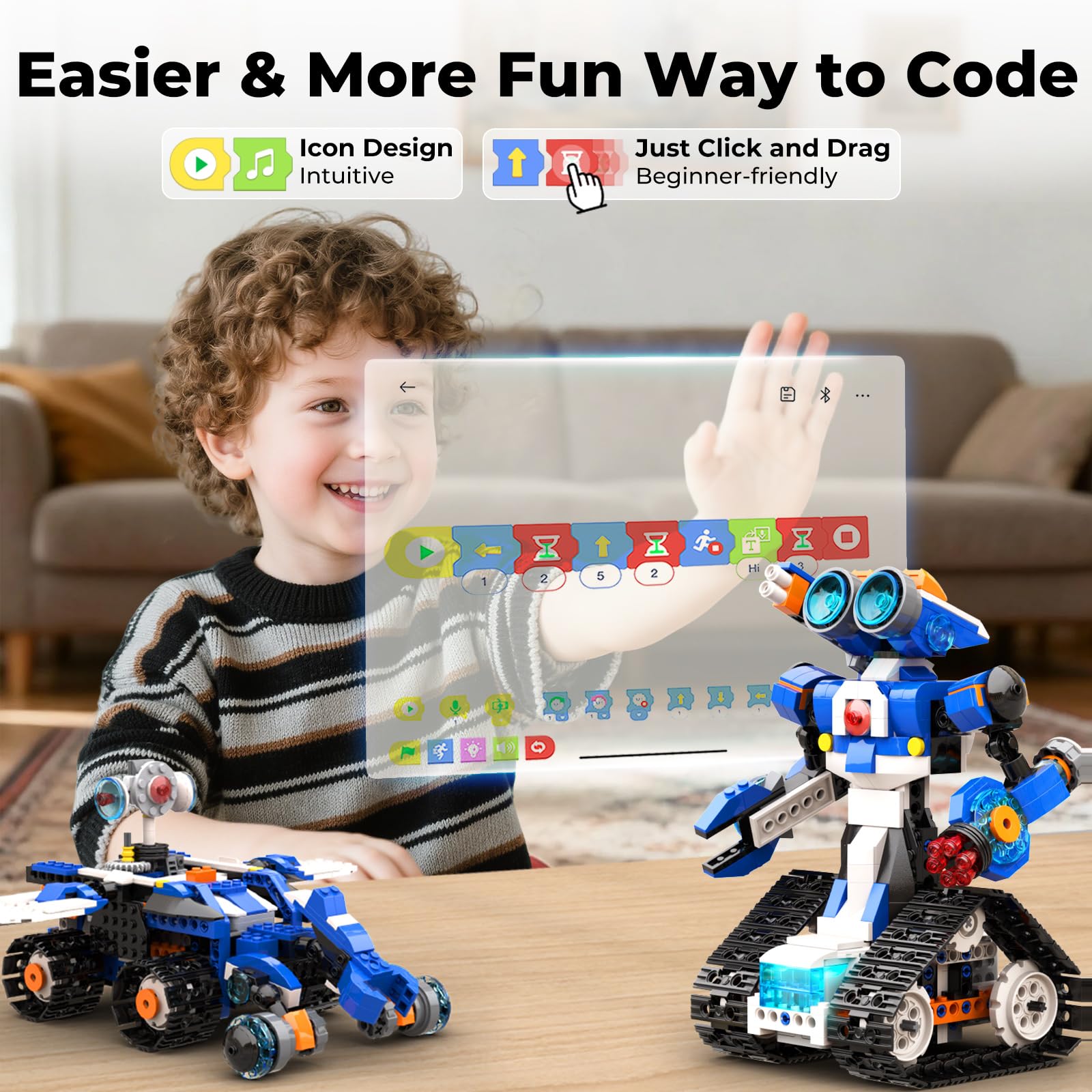 Apitor APP Control STEM Roboti - Stem Robot Building Kit Coding ulasan dan harga