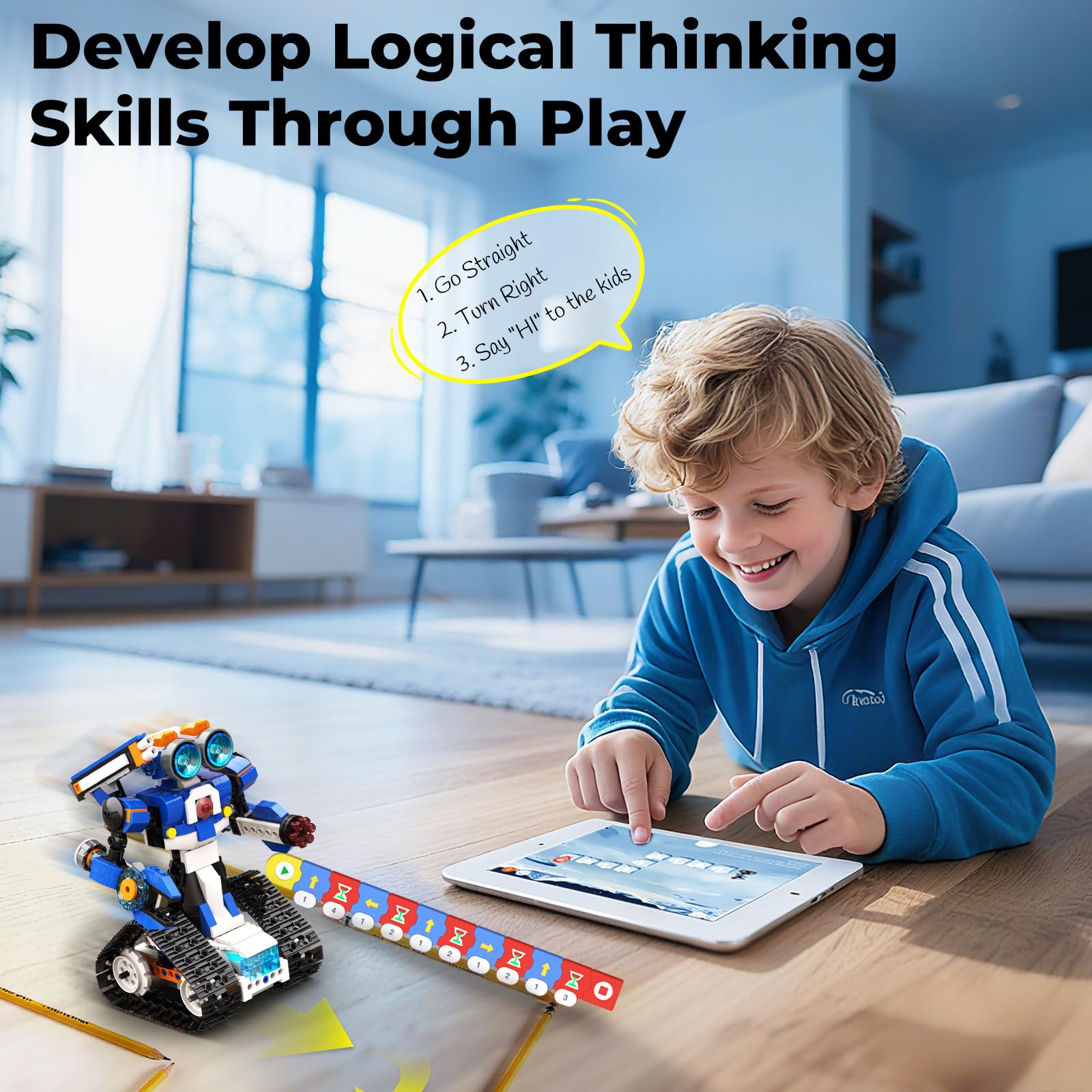 Apitor APP Control STEM Roboti - Stem Robot Building Kit Coding ulasan dan harga