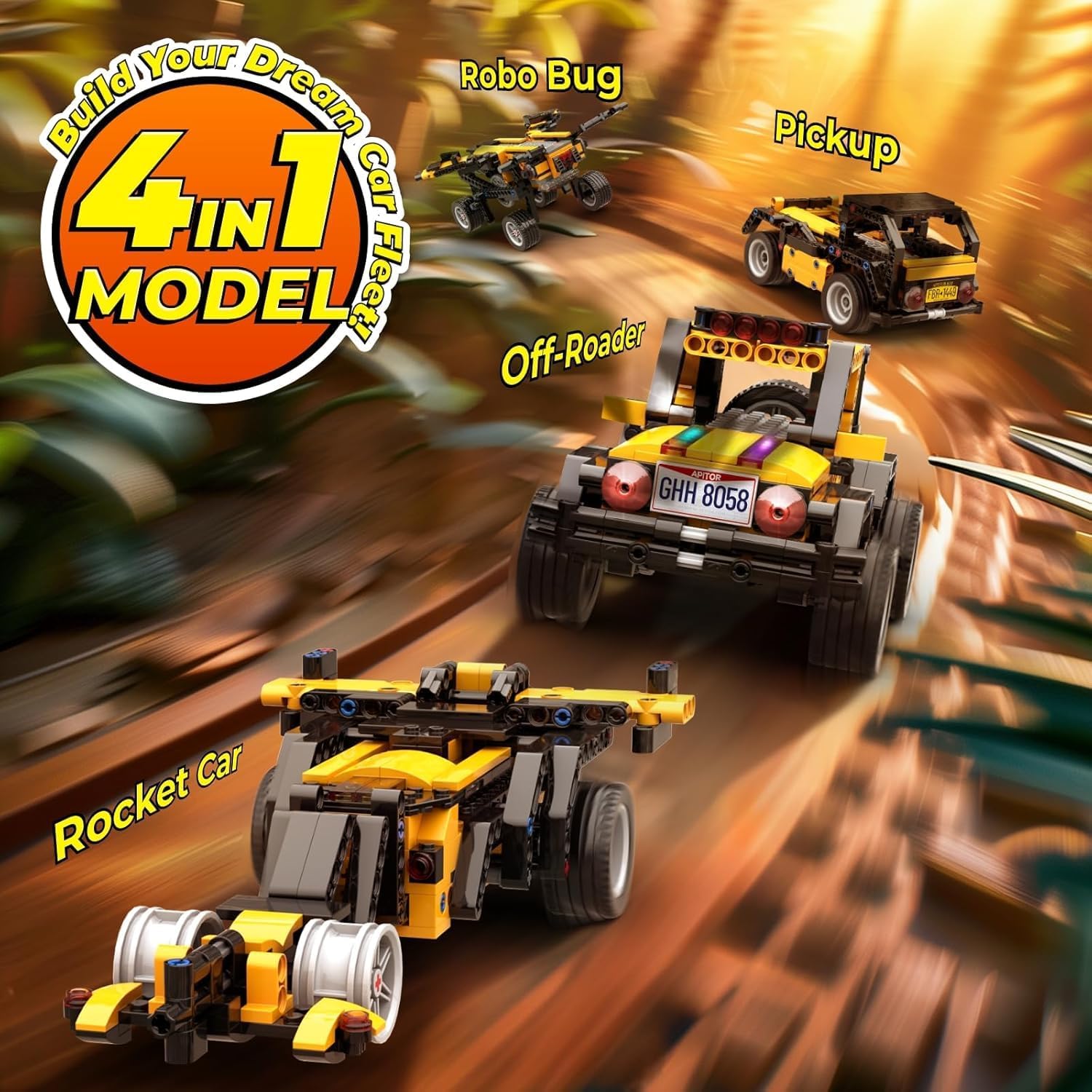 Apitor Robot R Programmable Ki - Stem Robot Building Kit Coding ulasan dan harga