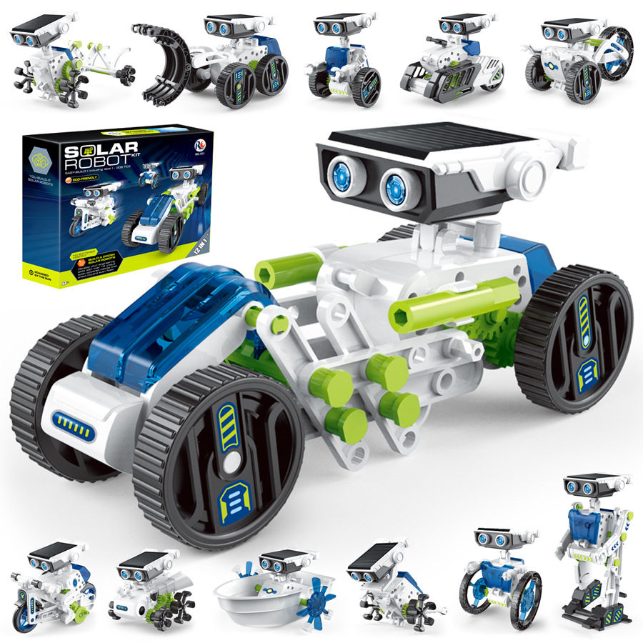 21/14/7 in 1 Science Experimen - Solar Powered Robot Kit 14 In 1 ulasan dan harga