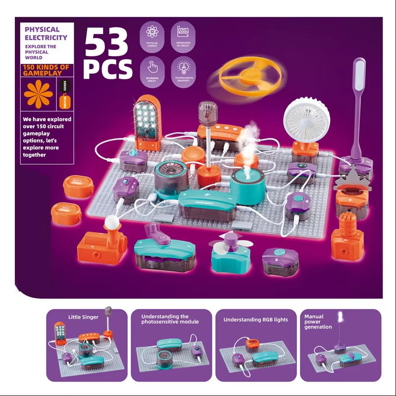 STEM Science Education Electro - Electronic Building Blocks Stem Kit ulasan dan harga