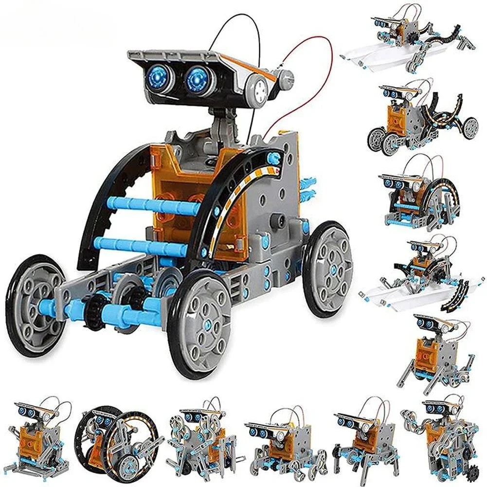 13 in 1 Solar Powered Robot Sc - Solar Powered Robot Kit 14 In 1 ulasan dan harga