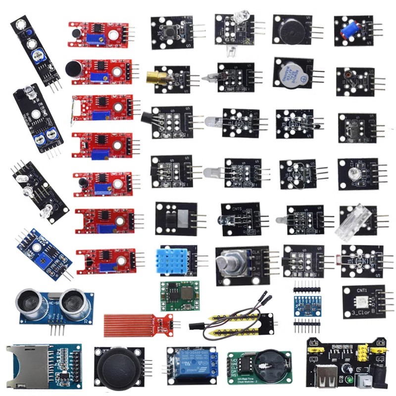 45 in 1 Sensors Modules 16 Kin - Arduino Sensor Kit 37 Modules Starter ulasan dan harga