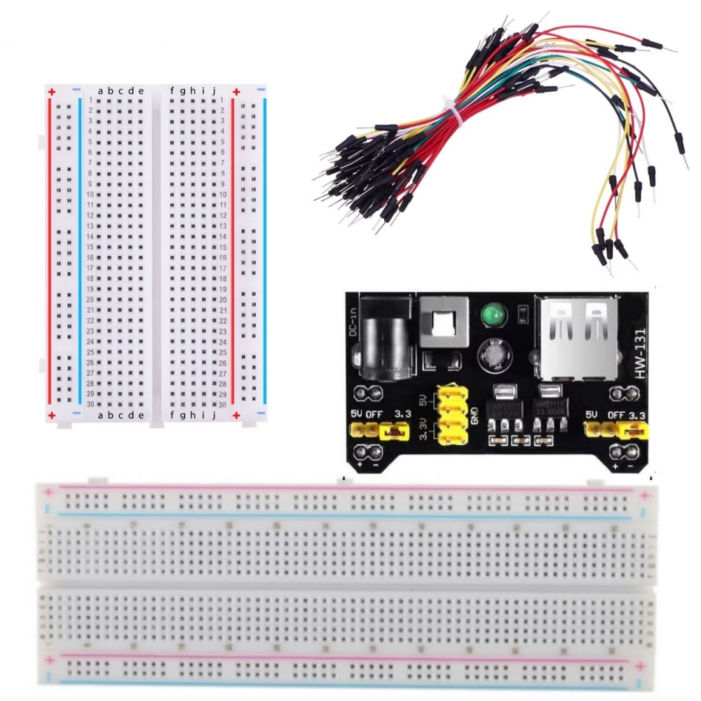 MB-102 Breadboard Power Module - Breadboard Jumper Wires Power Supply Kit ulasan dan harga