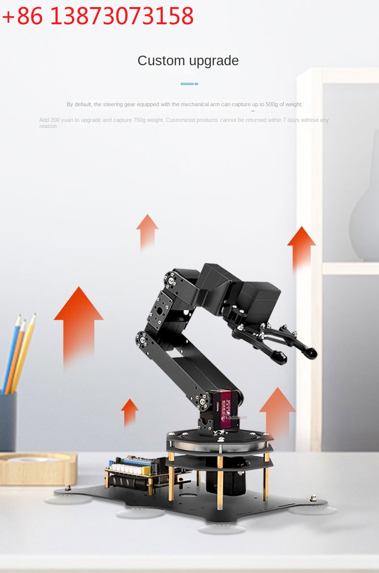 6 DOF Robotic Arm with Metal C - Programmable Robotic Arm Kit Arduino ulasan dan harga
